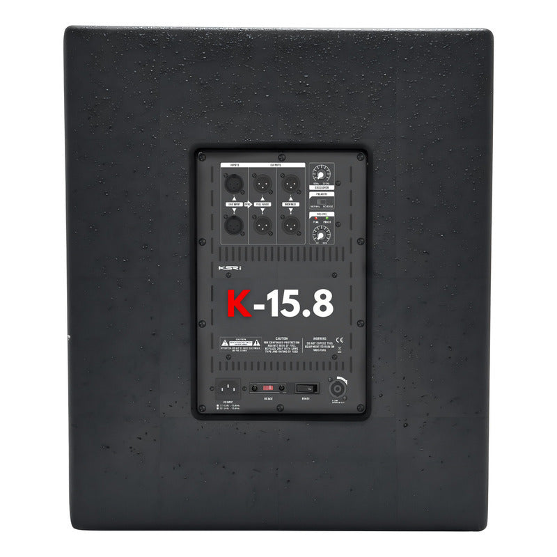 Sub Ativo 15 Ksr Pro 800w Rms K-15.8a Woofer Jbl Limiter + Cor Preto