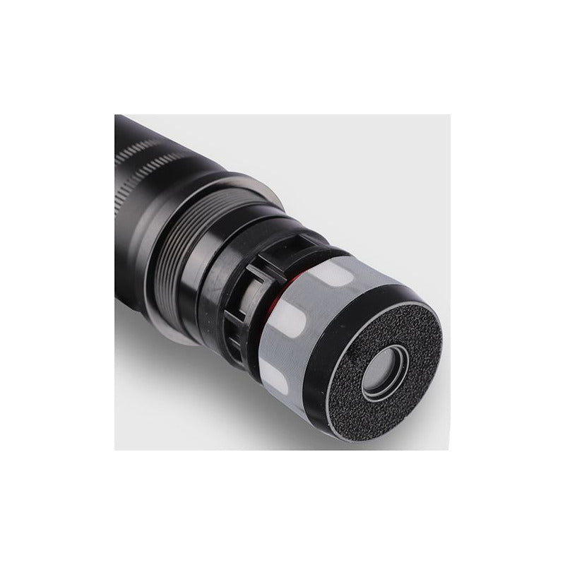 Microfone Sem Fio Quadruplo Ksr Pro Br6080 200 Canais Uhf Preto