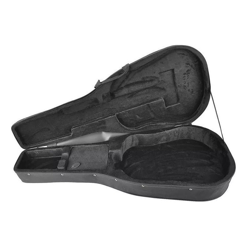 Soft Case Para Violão Folk Sonata Luxo Com Bolso Ka01  Preto