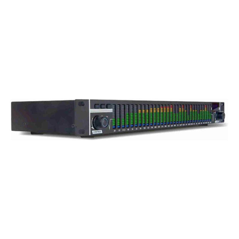 Equalizador Digital Dsp Analizador Espectro Ksr Mu31 Compact Preto - 110v