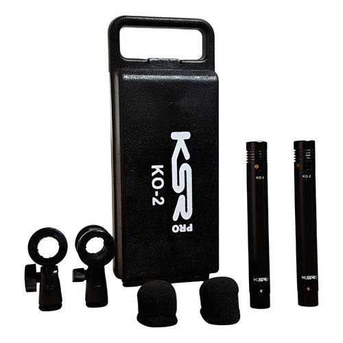 Microfone Prato Over Acustico Condensador Cardioide Ksr Ko2 Preto