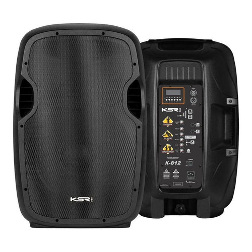 Caixa De Som 12 Polegadas Ksr Pro K812 Com Bluetooth Preto 127/220v