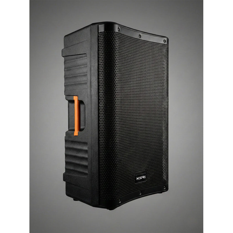 Caixa Som 15 Ativa + Passiva 1500w Ksr Pro Kr1500 Par Tripe Preto 127/220v