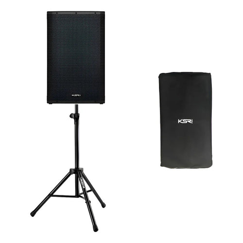 Caixa De Som 15 Pol Ksr K1s 1000w C/tripe + Bag + Brinde Preto 127/220v