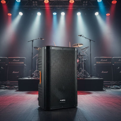 Caixa Som Passiva 15 Polegadas 750w Ksr Pro Kr1500p + Tripe Preto 127/220v