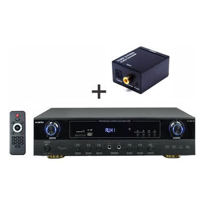 Receiver Home Amp Ambiente Ksr Pro Av999 Optico Vr3000 600w
