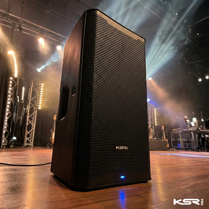 Caixa De Som Ativa 15 Profissional 2000 Watts Rms Ksr Pro K2 Preto 127/220v