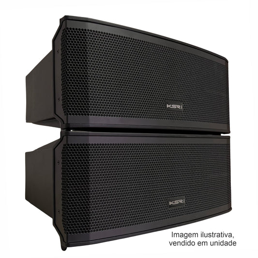 Caixa De Som Line Array Ativo Ksr Pro 960w Rms 2 Celulas V6 Preto 127/220v