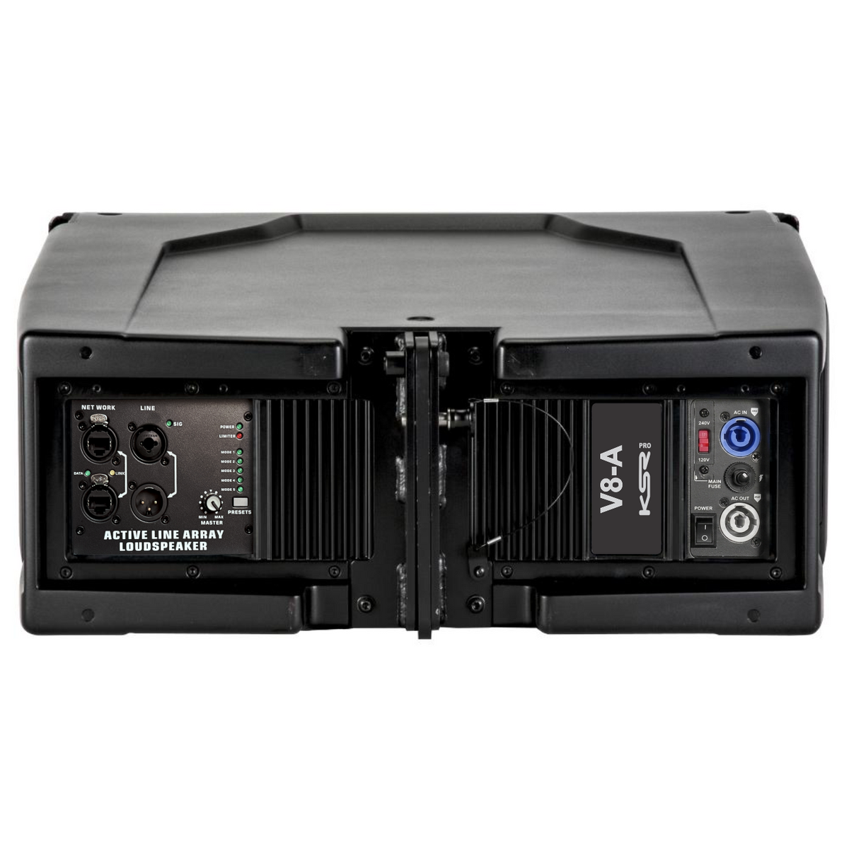 Line Array 8 Polegadas Ativo 2200w Dsp Ksr Pro V8a 135db