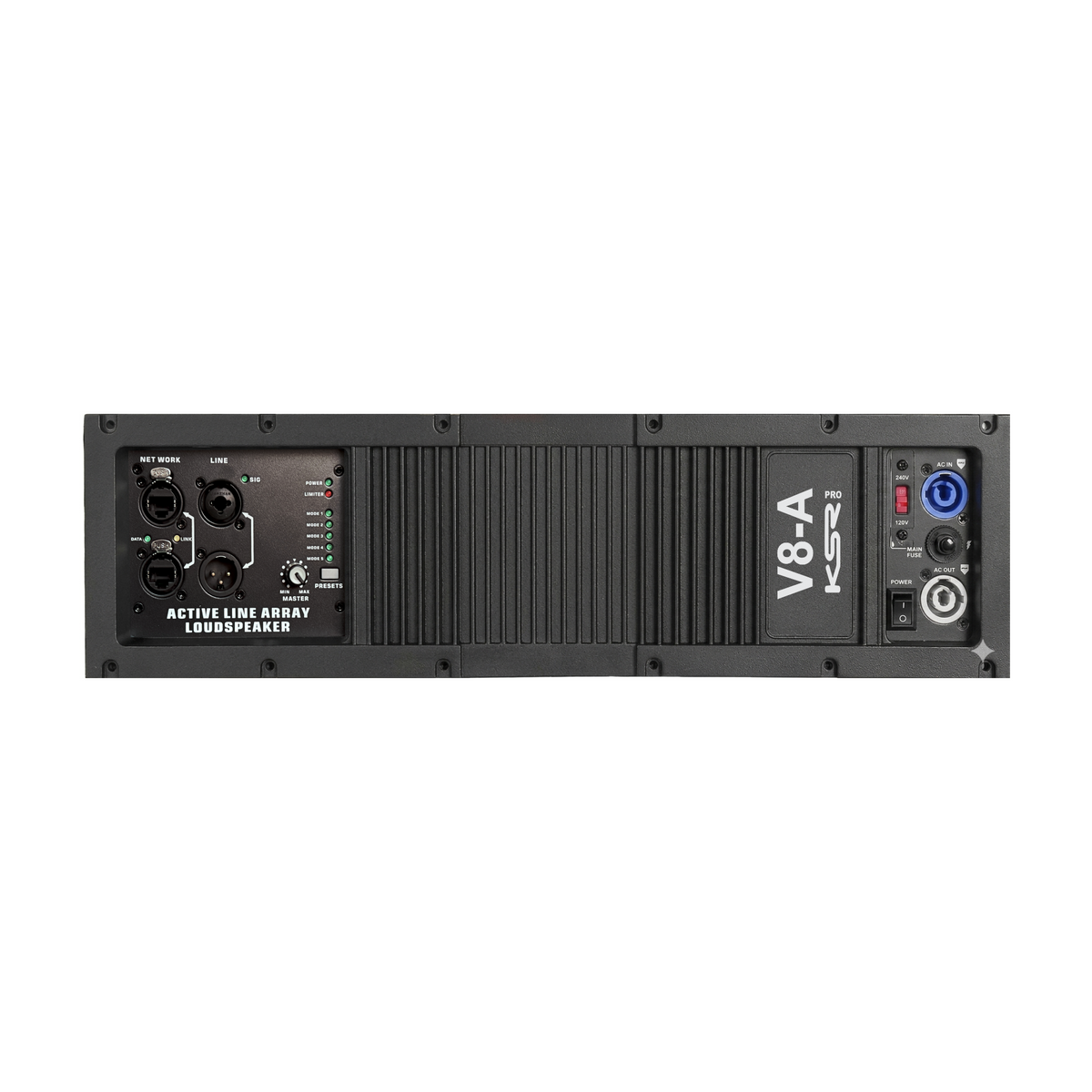 Line Array 8 Polegadas Ativo 2200w Dsp Ksr Pro V8a 135db