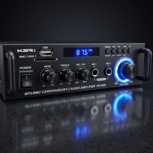 Amplificador Receiver Home Som Ambiente 300w Ksr Pro Vr1000