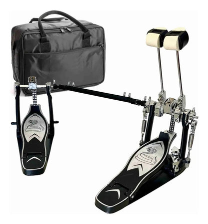 Pedal Duplo Bumbo Bateria Corrente Dupla Sonata Naja Db3000