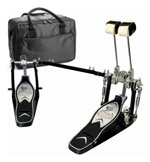 Pedal Duplo Bumbo Bateria Corrente Dupla Sonata Naja Db3000