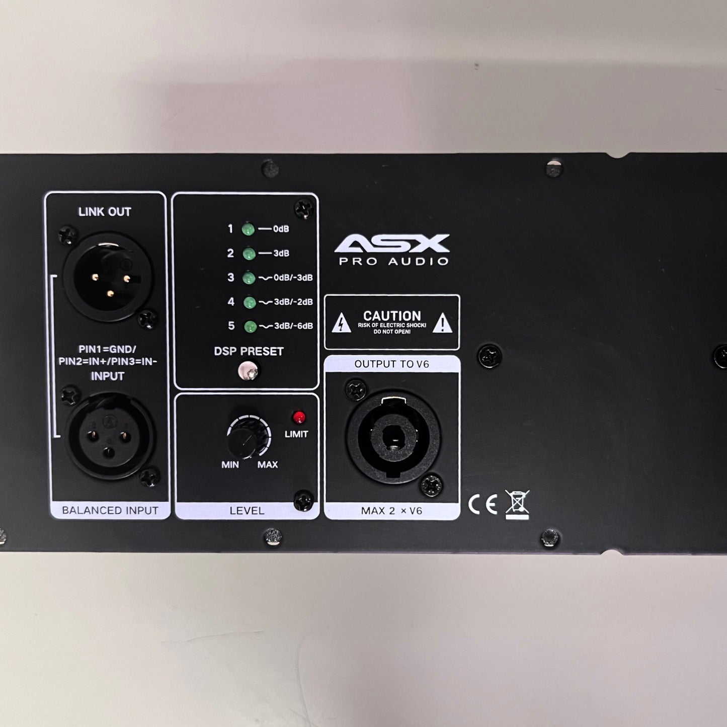 Amplificador Para Line Array Ativador In Box Dsp 960w Asx