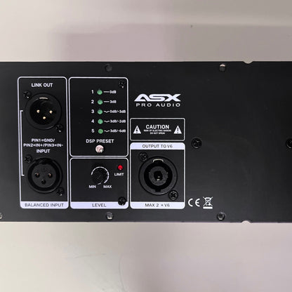 Amplificador Para Line Array Ativador In Box Dsp 960w Asx