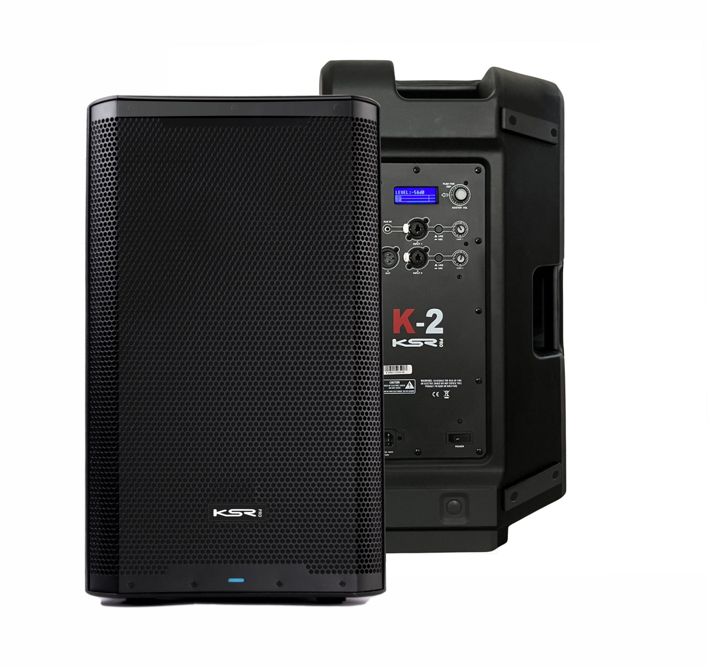 Caixa De Som Ativa 15 Profissional 2000 Watts Rms Ksr Pro K2 Preto 127/220v