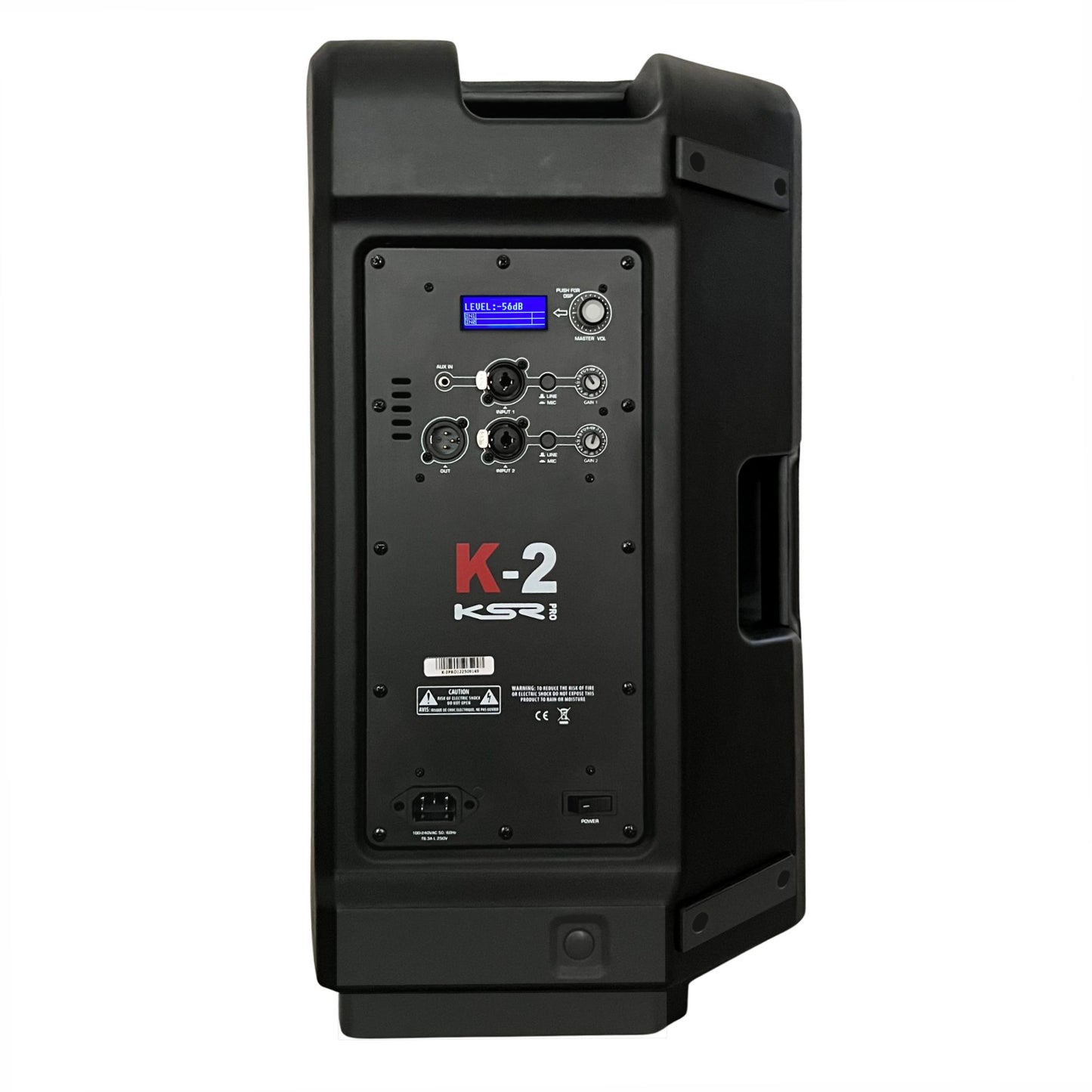 Caixa De Som Ativa 15 Profissional 2000 Watts Rms Ksr Pro K2 Preto 127/220v