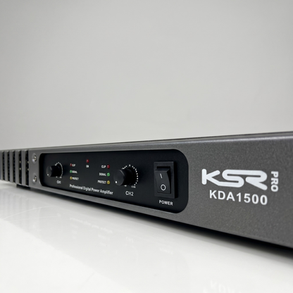Amplificador Potencia Som Profissional 1500w Ksr Pro Kda1500