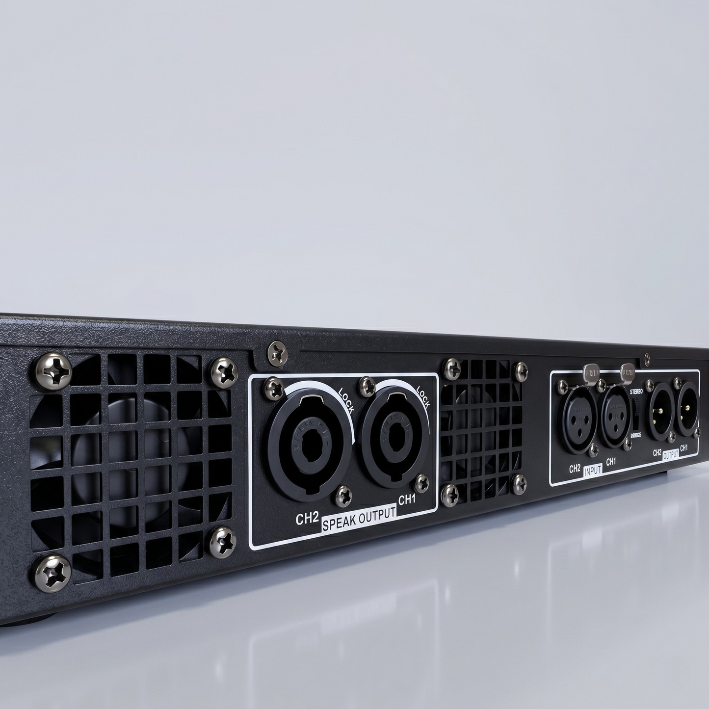 Amplificador Potencia Som Profissional 1500w Ksr Pro Kda1500