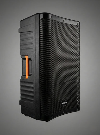 Caixa Som Ativa 15 Profissional 750w Ksr Pro Kr1500a + Tripe Preto
