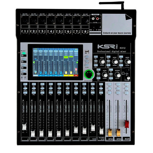 Mesa Digital 12 Canais Comp. Gate P Canal Lcd7 Ksr Pro Kx12 127/220v