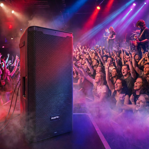 Caixa De Som Ativa 15 Profissional 2000 Watts Rms Ksr Pro K2 Preto 127/220v