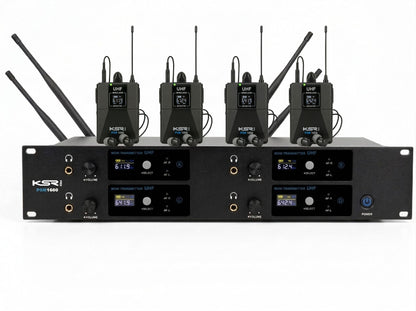 Monitor De Palco Quadruplo 4c Ponto S Fio In Ear Ksr Psm1600