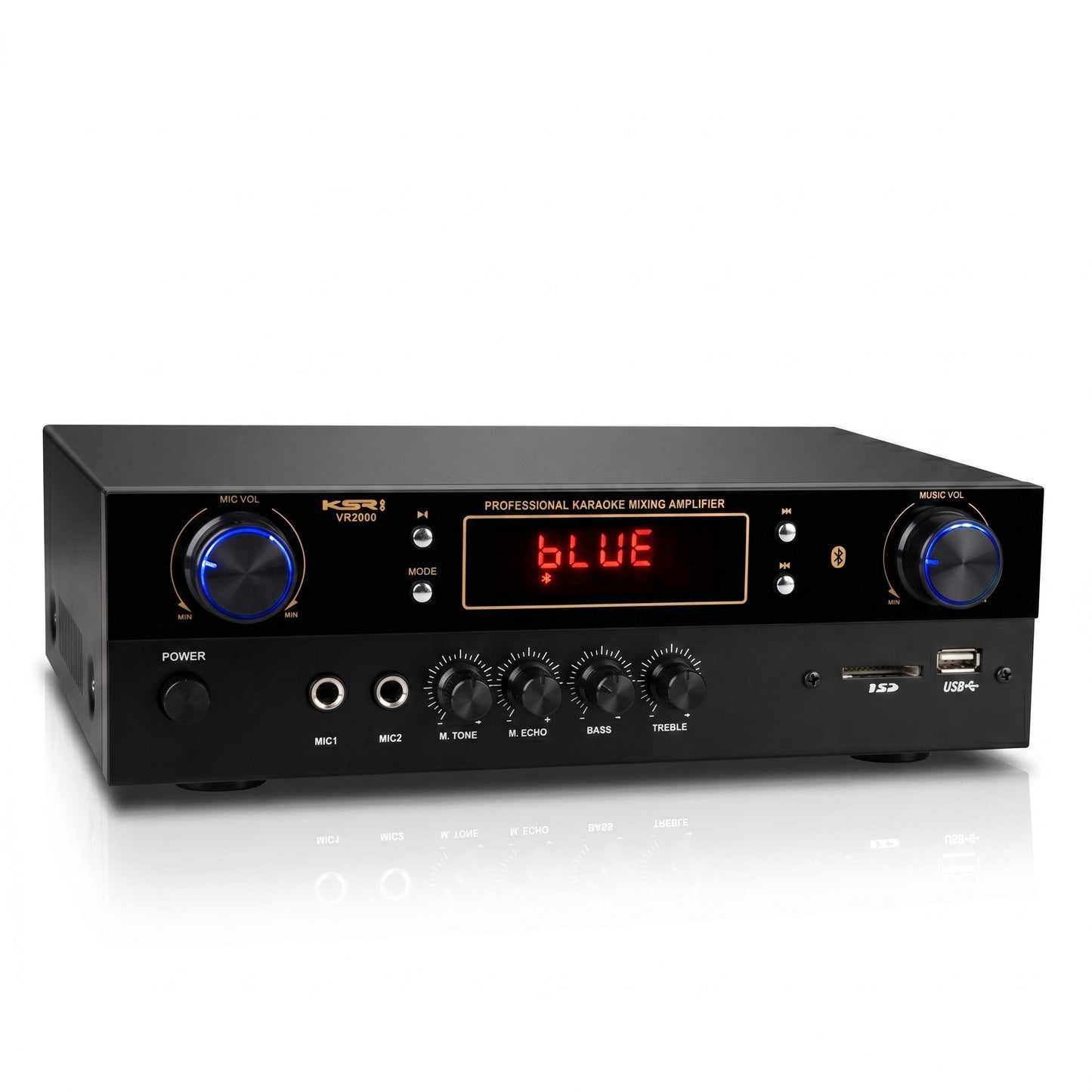 Amplificador Receiver Home Som Ambiente 500w Ksr Pro Vr2000
